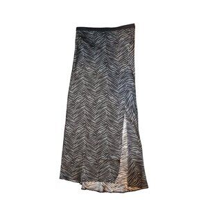 Anine Bing Dolly Silk Midi Skirt, XS